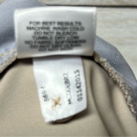 Peter Millar Wicking‎ Shorts Mens 35 Beige Chino Crown Skull Golf - Picture 8 of 13